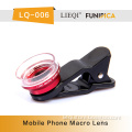 Fixed focus 6x Micro lens with common ABS clip for Cell phone camera lenses